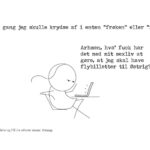 Tegning af Maren Uthag.
