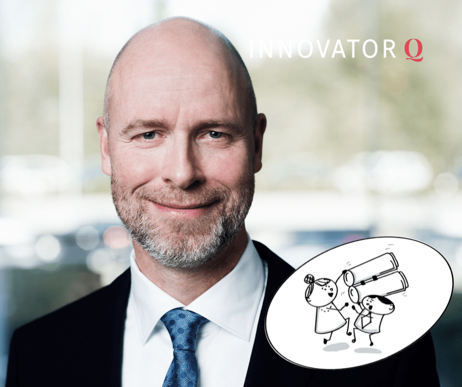 Bård Grande, HR-chef i ATP, er modtager af den første depeche i efterårets stafet om talent og diversitet.