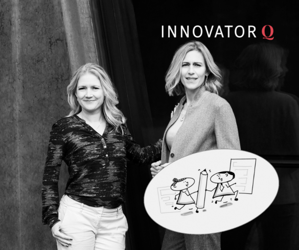 Innovator Q-stafetten om diversitet har været i gang hele foråret. Innovator Q's stiftere er Tine Cederstrand (tv) og Trine Askholm (th). Foto: Stine Heilmann